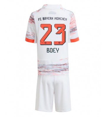 Bayern Munich Sacha Boey #23 Udebanetrøje Børn 2025-26 Kortærmet (+ Korte bukser)
